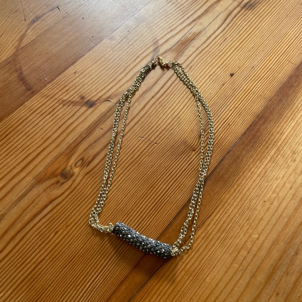 Elegant Gold and Silver Necklace